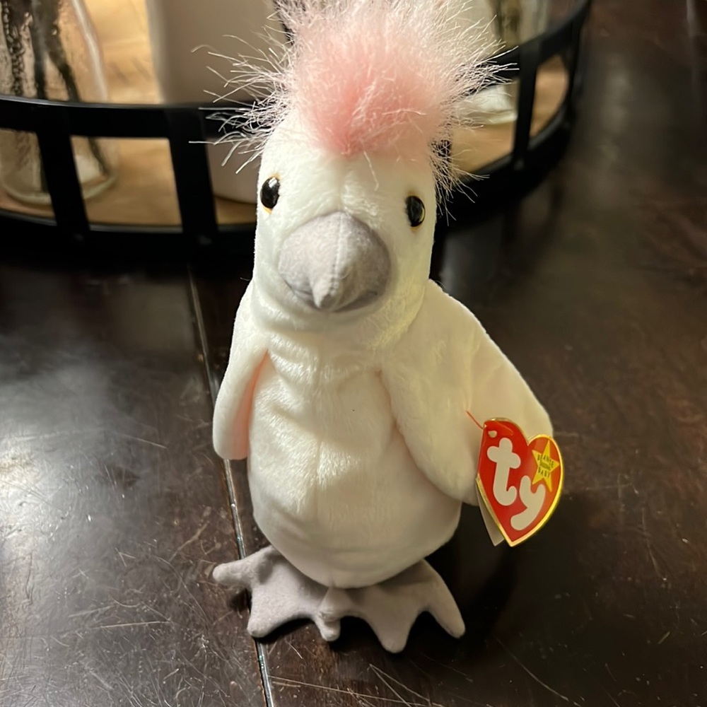 Ty Beanie Baby Original 1997 "KUKU" Retired, Rare,  MINT CONDITION WITH ERRORS